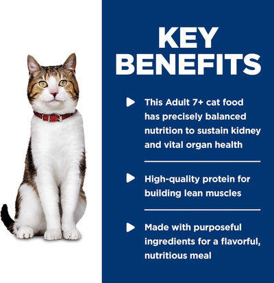 Science Diet Adult 7+, Senior Adult 7+ Premium Nutrition, Wet Cat Food, Chicken Minced, 2.9 Oz Can, Case of 24