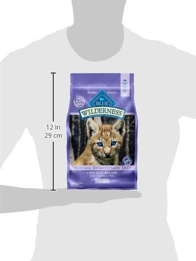 Wilderness High Protein, Natural Kitten Dry Cat Food, Chicken 2-Lb (Pack of 2)