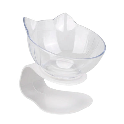 Durable Double Bowls Non-slip Cat Bowl Dog Bowl With Raised Stand Protection Cervical Pet Food Water Feeder