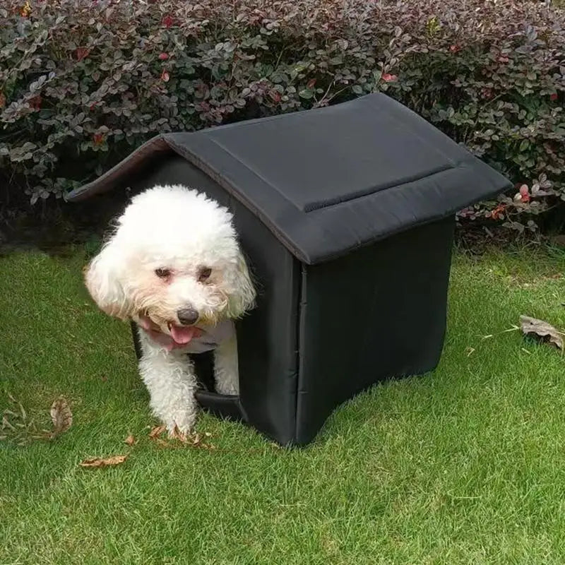 Outdoor Pet House Oxford Cloth Waterproof Cat Nest Tent Cabin Pet Bed Tent Shelter Cat Kennel Portable Travel Nest Pet Home